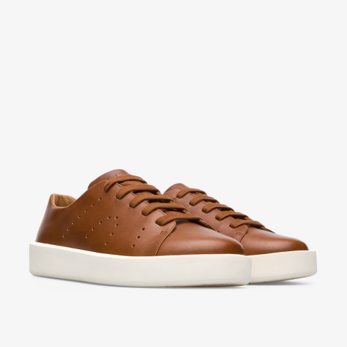 Camper Courb Sneakers Brown - Mens Singapore TDRMDO-559